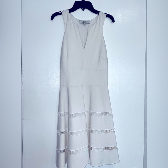 Robert Rodriguez Classic Old Money White Mini Dress - Picture 1 of 6
